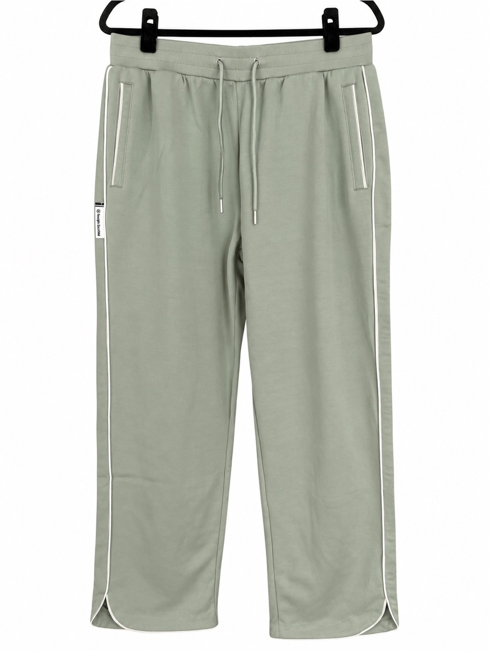 Sergio Tacchini Terina Track Pants Women's L NWT Slate Gray Piped